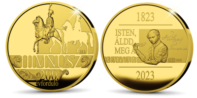 Színarany Himnusz érem a 200. évfordulóra